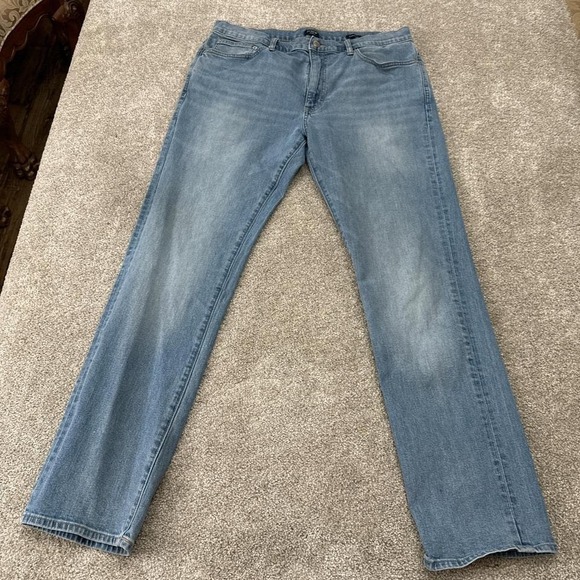 J.Crew Flex Jeans 35x32 Slim Straight Stretch Denim Comfortable Casual Mens - Picture 1 of 4